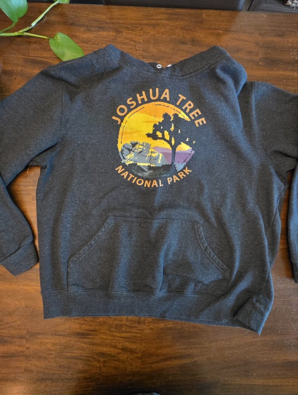 Joshua Tree National Park Graphic Hoodie - Charcoal